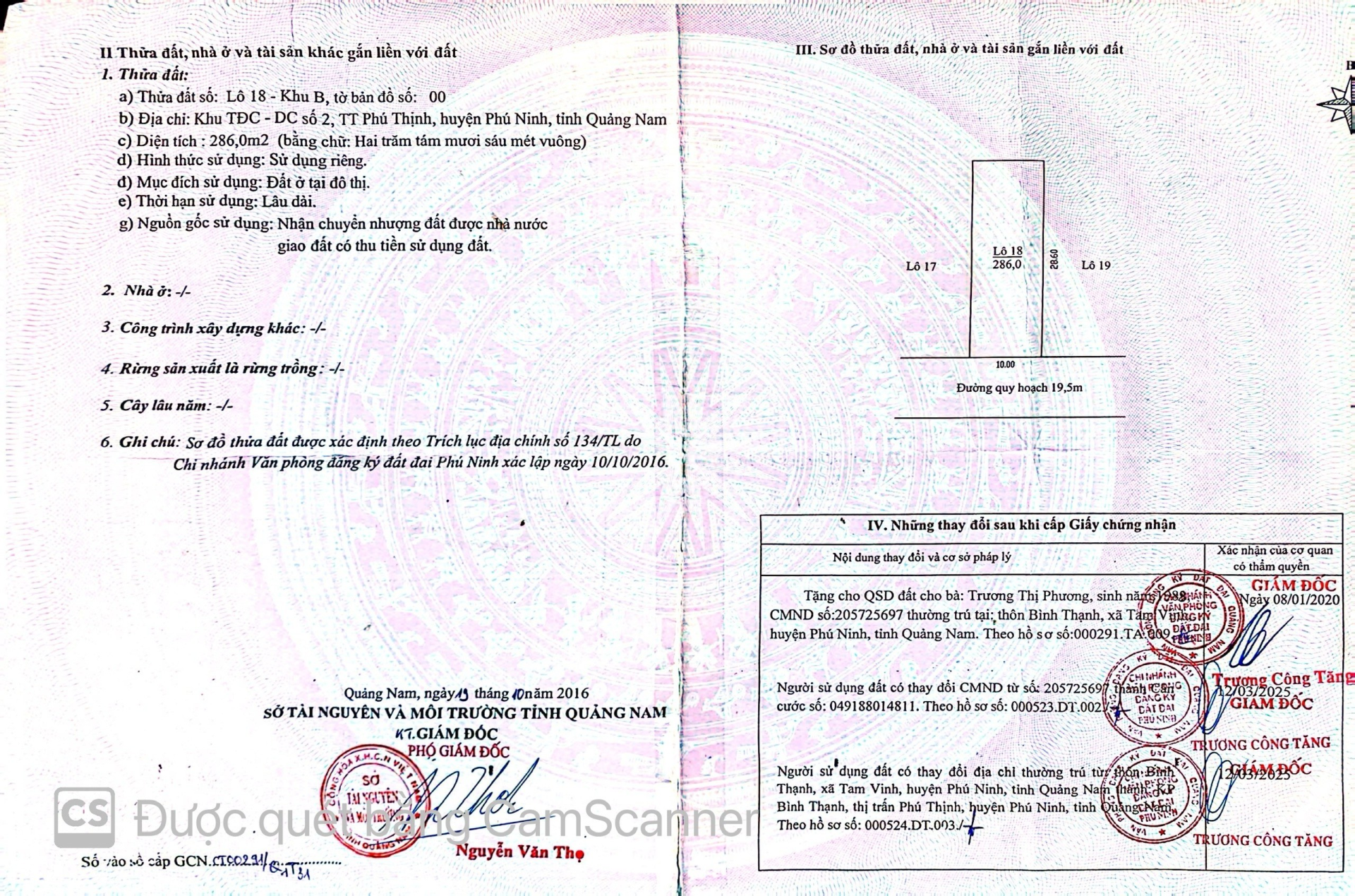 SỔ HỒNG LÔ ĐẤT